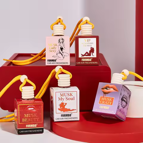 8ml car suspension air freshener, cute car air diffuser, home fragrance, car air freshener suitable 