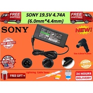 Sony 19.5V 4.74A (6.0mm x 4.4mm) Series For Vpcs132fx s/VPCS132GX Z/VPCS134GX ZI Laptop Adapter Char