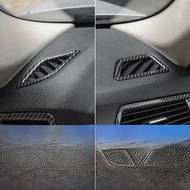 แผ่นปิดตกแต่งภายในรถยนต์ BMW 5 Series Carbon Fiber สำหรับป้ายควบคุมกลาง 520i 523li 525 ช่วงปี 2011-2