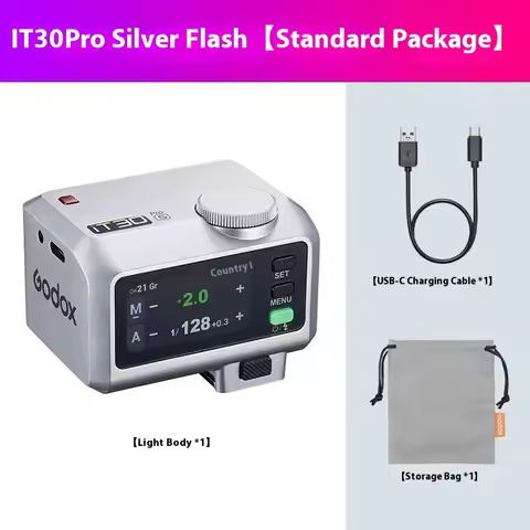 //Godox iT30Pro iT30 Pro C/N/S/F/O 2.8" Touchscreen Pocket Flash TTL Auto-Exposure 2.4G Wireless on 