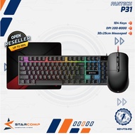 Fantech 3 in 1 Combo P31 Gaming Keyboard Mouse Mousepad