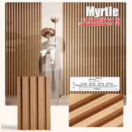 จัดส่งใน 24 ชั่วโมง ไม้เทียม ไม้ระแนง ทนต่อการกัดกร่อนและเชื้อรา แข็งแรงทนทาน ไม้ระแนงตกแต่งผนัง ไม้