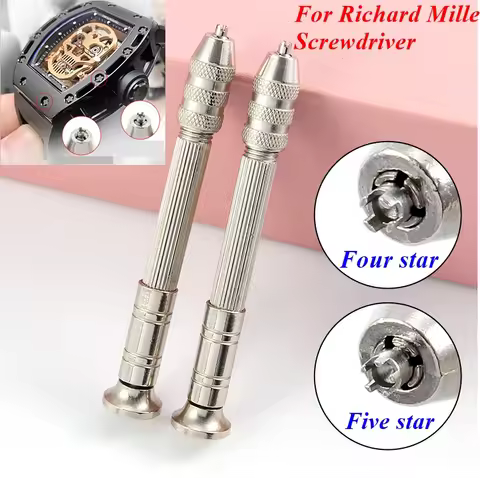 Premium Stainless Steel 4-Star 5-Star Torx Screwdriver Set For Richard Mille RM011/30/35/055/067/69