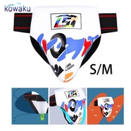 [vsrhkq] PU Leather Kids Groin Guard Sparring Protection Equipment for Boxing Muay Thai Kickboxing W