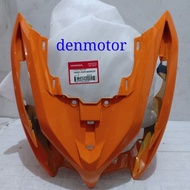 TAMENG VARIO 125 HELM IN BIRU/ORANGE ORIGINAL 64301-KZR-600PTB/NOR