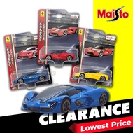 Kereta mainan diecast MAISTO 1:64 Original Lamborghini Terzo Millennio Ferrari LaFerrari