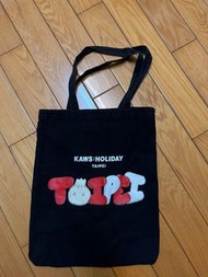 KAWS holiday Taipei 托特包 帆布包 小籠包  台北 黑色 限量 別注款