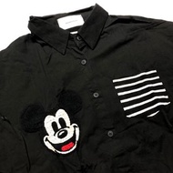 🇰🇷正韓moolbyoungzari米奇Mickey條紋襯衫外套