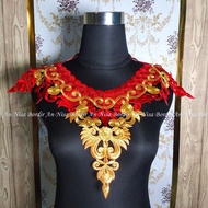 Carnival Dance Embroidered Lace Accessories Arowana Coker Festival Clothes