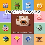 READY STOCK! For OPPO Enco Air 2 Case Cute three-dimensional shape Soft Silicone Earphone Case Casing Cover NO.1