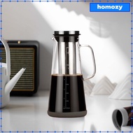 Homozy เครื่องทำชงเย็นหม้อต้มเย็นขนาด1.5ลิตรใช้งานง่ายเครื่องชงกาแฟตาข่ายชงชาสำหรับคาเฟ่ห้องครัวบาร์สวนรับประทานอาหาร