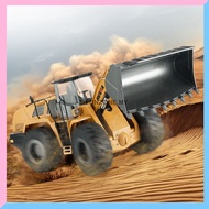 Huina Toys 1583 RC Bulldozer Truck 1/14 Alloy Remote Control Loader with Front Loader Large Construc