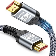 Paramexview® 8K 4K HDMI® Cable 48Gbps 3.2FT/1M 6.5F/2M 9.8FT/5M, Certified Ultra High Speed HDMI®, Braided Cord 4K@120Hz 8K@60Hz, HDCP 2.2&amp; 2.3, 1080p HRD 10 3D for TV/HDTV/PS5/Monitor (16.4 Feets)