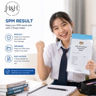 U Shape Clear Folder A4 | Transparent Document Holder | Fail Plastik A4 | SPM Result File | Office &