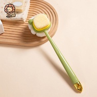 Long Handled Back Brush Shower Reversible Removable Shower Scrub Shower Brush Body