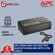 APC BV650I-MSX / BV800I-MSX /BV1000I-MSX UPS BACKUP BATTERY EASY-UPS 230V WITH AVR FUNCTION