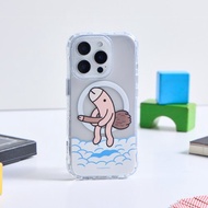 屌面人Lanparman騎掃把抗黃防摔MagSafe iPhone手機殼