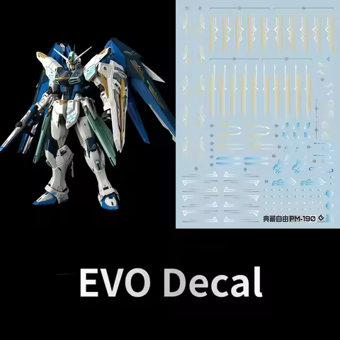 EVO Decal PM-190 for MG 1/100 ZGMF-X10A Freedom Collection Ver 2.0 China Limited Model Kits Water St