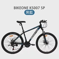 BIKEONE KS007 SP 26吋21速異形管碟煞登山車山地車入門都會通勤上學運動最佳選擇2023式- 黑藍