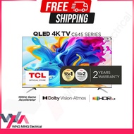 [FREE SHIPPING] TCL QLED 4K Smart TV 50" 55" 65" 75" 85" with 120Hz Game Accelerator , Dolby Vision Atmos, HDR 10+, AMD FreeSync, MEMC, 85C645 75C645 65C645 55C645 50C645