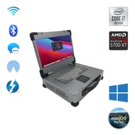 BLACK 8P 15.6" Display Aluminum Portable Hackintosh Mac PC