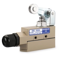Baomain TZ-6004 Sealed Limit Switch, BM-6004 15A/250VAC, Roller Plunger Switch, IP65 Waterproof CE L