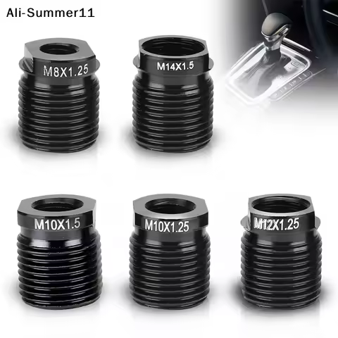 【A6L】5Pcs Aluminum Shift Knob Adapter With Inside Thread M8x1.25/M10x1.25/M10x1.5/M12x1.25/M14x1.5 S