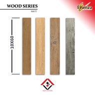 granit 10x60 - lis plin - motif kayu doff - essenza wood series