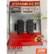 YAMAHA B97-F5806-00 REAR BRAKE PADS R15 REAR DISC DISPAD B97 HONDA R15 V3 - VIXION R NEW YAMAHAOrigi