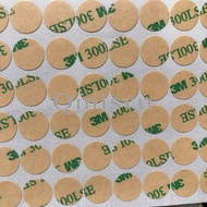 Set of 5 double-sided tape stickers 3m 300lse round, diameter 12mm, thin, high adhesion for CR1220 L