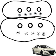 Engine Valve Cover Gasket Set VS50607R, for Acura MDX RL TL 3.5L,for Honda Accord 3.0L 2003-2004 Ody