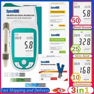 Three-in-one multifunctional blood glucose meter cholesterol blood glucose meter monitoring system with test strips UL58