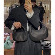Japanese Genuine Direct Mail Aeta Deerskin Crescent Bag One-Shoulder Portable Underarm Boston Bag Pr