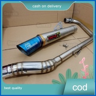 ▬ ☫ ♣ Big elbow daeng sai4 conical exhaust pipe Muffler open tmx 125 155 tmx 150 pinoy 125 150 moto