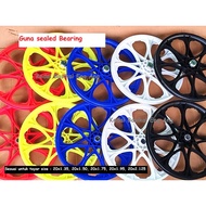 20" Bicycle PVC Sport Rim BMX  Basikal 20 plastic wheelset yang guna sealed Bearing speed bearing