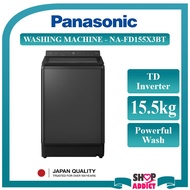 Panasonic 15.5kg Top Load Fully Washer TD Inverter NA-FD155X3BT Mesin Basuh Auto with Stain Master