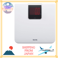 Tanita Digital Body Scale, Large Screen, LED, White, HD-395 WH, Powers on just by stepping on it Siz