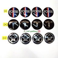 Original High Quality Punisher OZ BBS Tesla Foose 56mm Rim Hubcap Sticker Emblem.