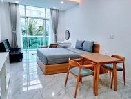 อพาร์ตเมนต์ 1 ห้องนอน 1 ห้องน้ำส่วนตัว ขนาด 40 ตร.ม. – อัปโชดิญ (Brand new Garden view studio #v7)