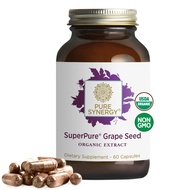 Pure Synergy SuperPure Grape Seed Extract | Organic Grape Seed Extract Capsules | Grape Seed Polyphe