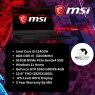 MSI GF63 Thin 11SC 888 GAMING NOTEBOOK LAPTOP