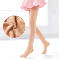 HOT11☆Gadis Balet Celana Ketat Pantyhose Anak-anak Tebal Beludru Hangat Stoking Tari