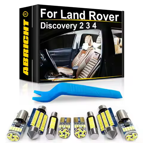 Abright Car LED Interior Lights Canbus For Land Rover Discovery 2 3 4 Sport 200 300 TDI TD5 1998-201