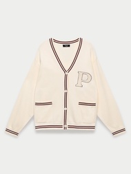 [Pomelo] เสื้อคาร์ดิแกนดีไซน์ Varsity / Varsity Cardigan