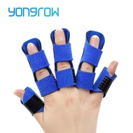 Yongrow Finger Splint Adjustable Finger Support Protector Tendon Rupture Finger Injury Support and B