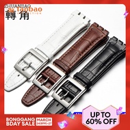 Corner Swatch Watch Strap SWATCH Aotu Port Leather Watch Strap Toothed Connector 17 19mm Men And Women a