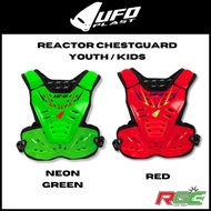 UFO PLAST Reactor 2 Evolution Kids Chestguard Chest Protection Roost Deflector Motocross Enduro Red