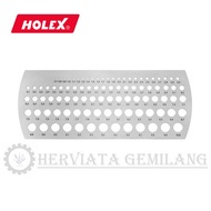 HOLEX Drill Gauge 0.7 - 10 mm / Hole Gauge / Alat Ukur Lubang Bor