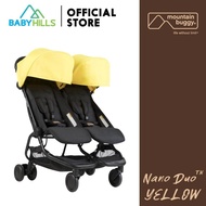 Mountain Buggy - Nano Duo Stroller รถเข็นเด็กแฝด รถเข็นเด็กพี่น้อง 2 ที่นั่ง สำหรับเด็ก 6เดือน - 6 ป