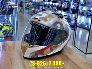 "แถมฟรี!! บลูทูธ ADV MAX !! หมวกกันน็อค ZEUS ZS-826 ของแถมเพียบ !!320SP #18 Solid White L